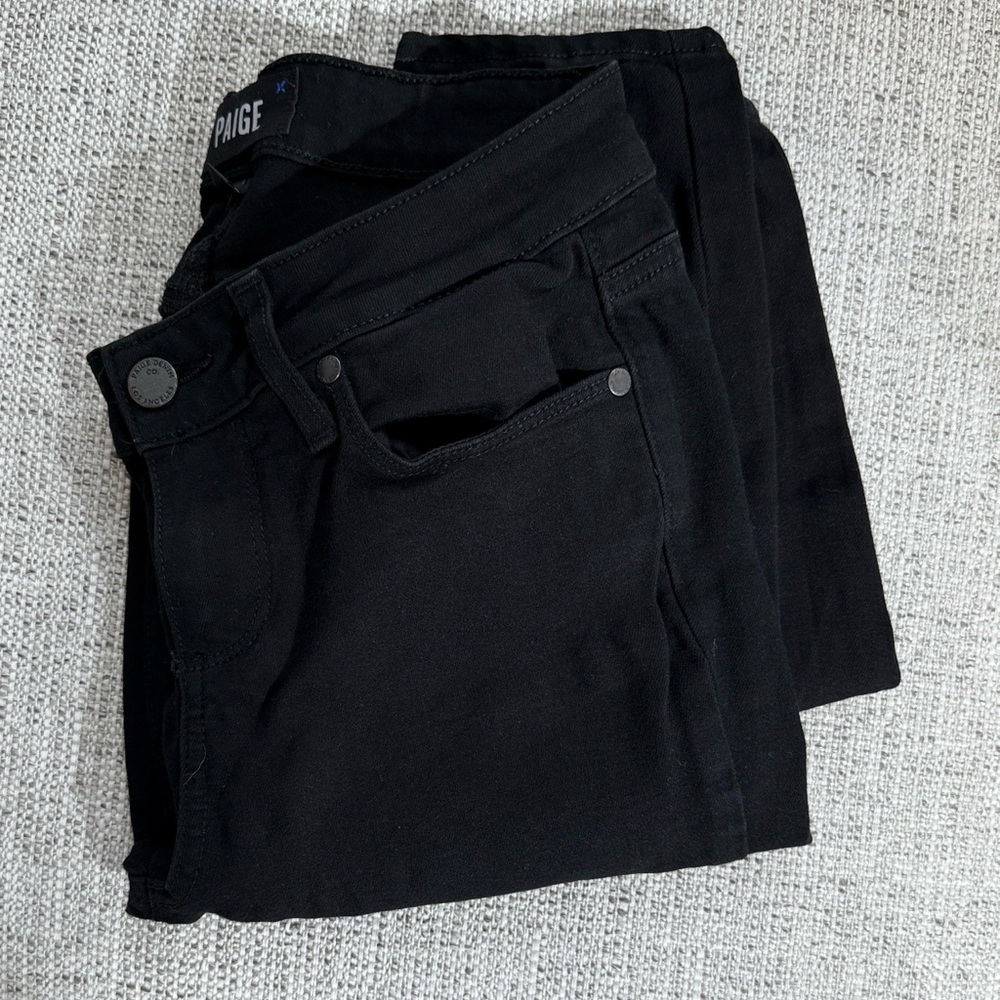 PAIGE Black Skinny Jeans